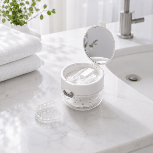Estuche 3 en 1 para Retenedores y Alineadores - etuinaproteze