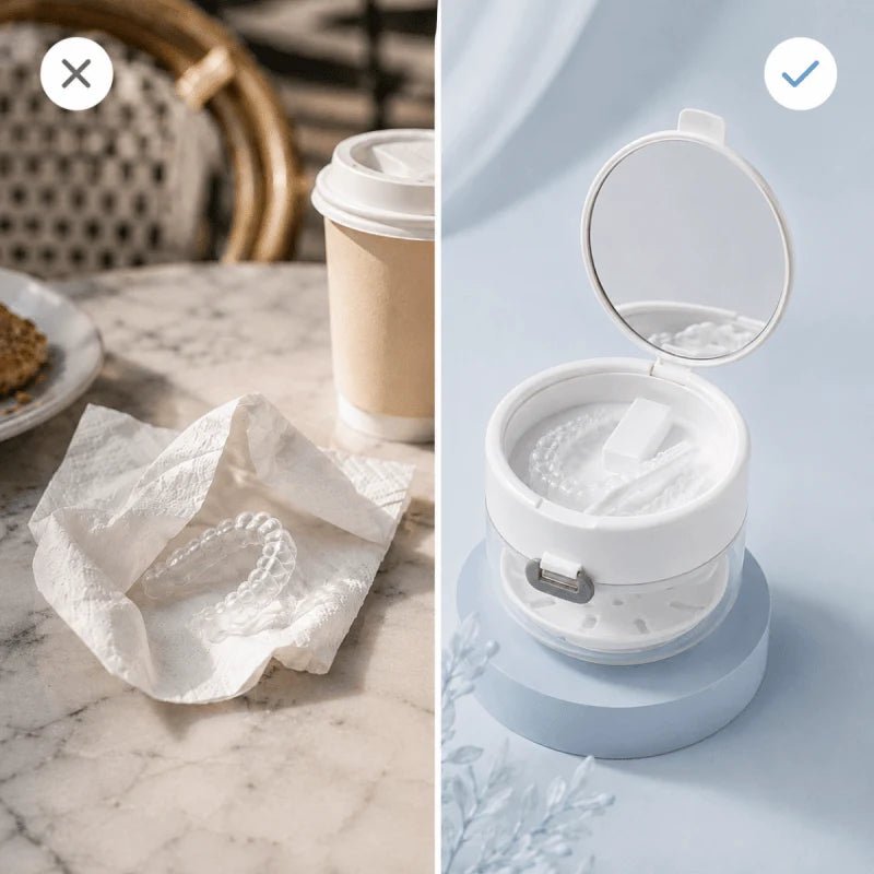 Estuche 3 en 1 para Retenedores y Alineadores - etuinaproteze